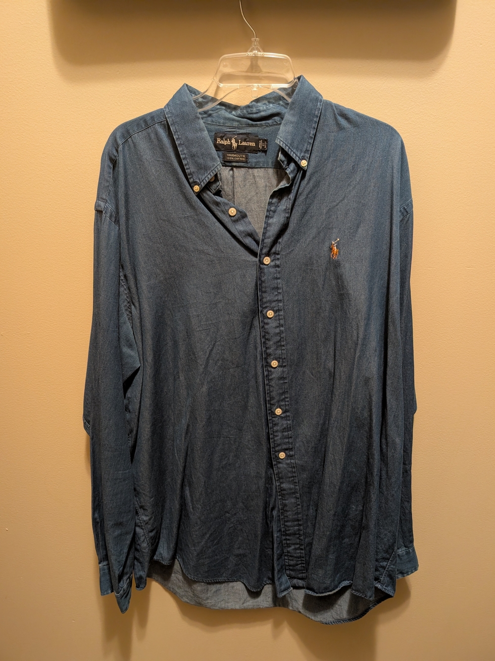 Ralph Lauren Indigo Denim Button-Down Shirt